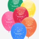 Eid Mubarak Balloons - Assorted